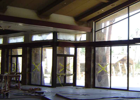 Construction cleanup window cleaning in Palm Springs